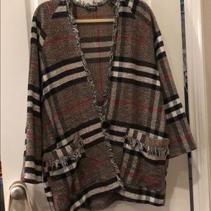 Looks like Burberry oversized cardigan